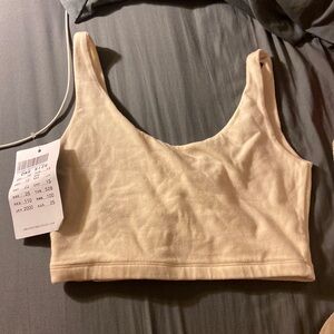 Brandy Melville Cream Bra Top NWOT